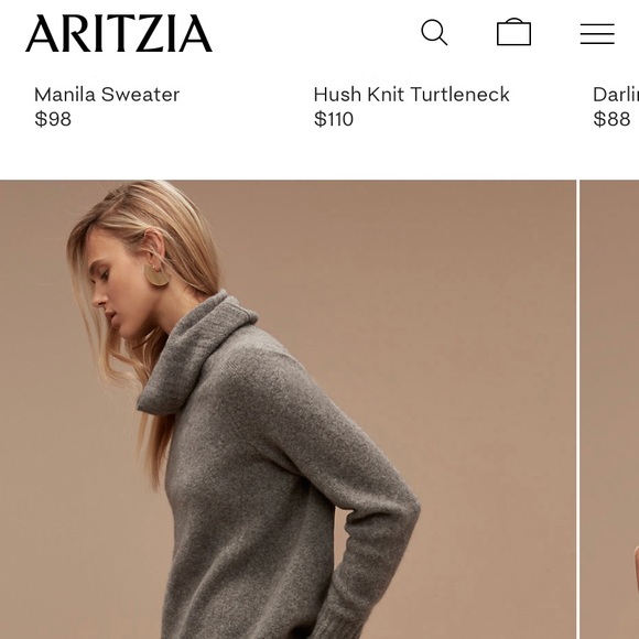 Aritzia Tops - Like New I Aritzia Community Plutarch Sweater l Super Soft I Size XS
